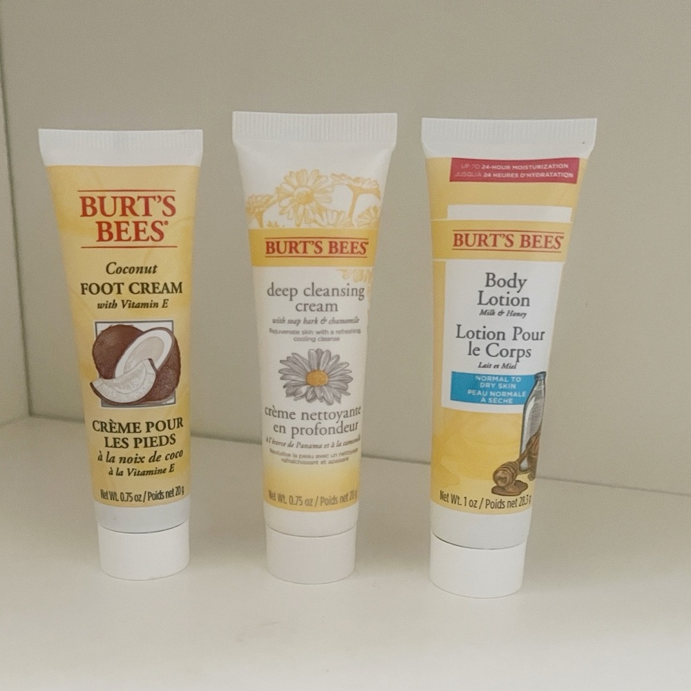 Burt’s Bees skincare trio